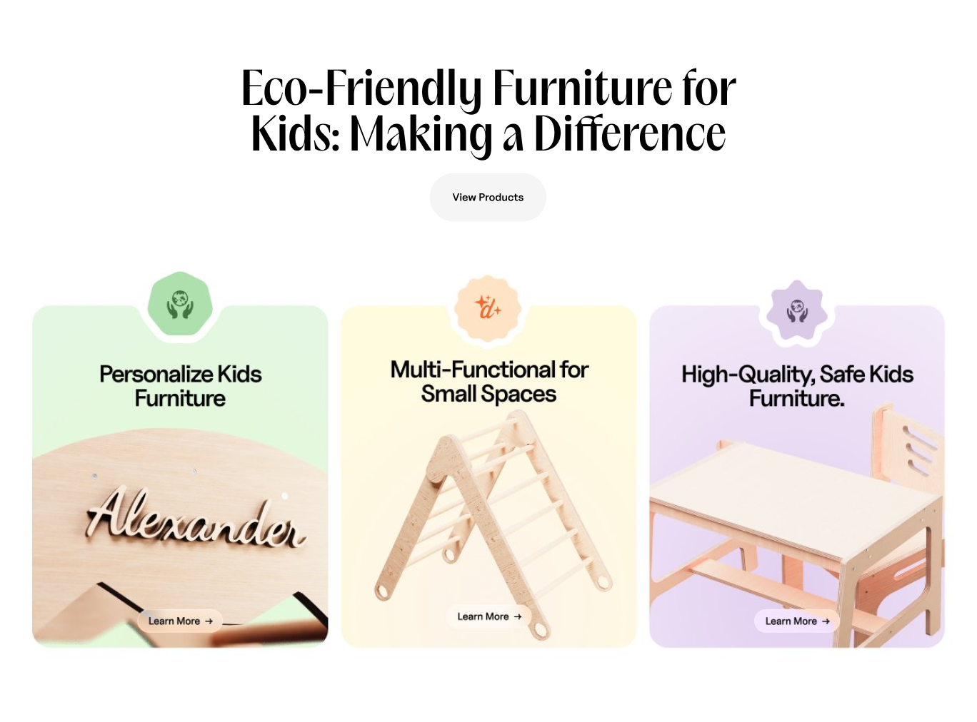 Wood&Room eco-friendly furniture benefit cards
